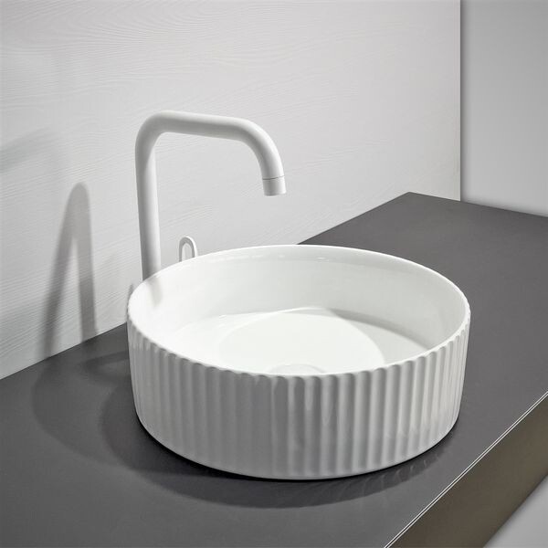 Накладная круглая раковина чаша Comforty 78728 Белый
