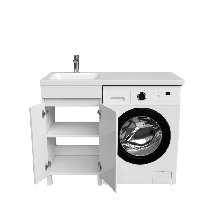 Iddis Optima Home тумба 110 см с раковиной левая для стиральной машины OPH11LDi95K