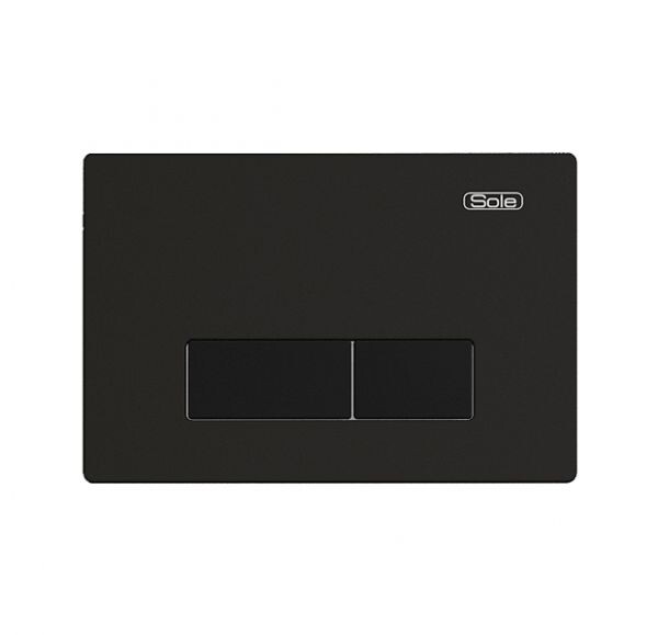 Инсталляция для унитаза Sole с кнопкой Black