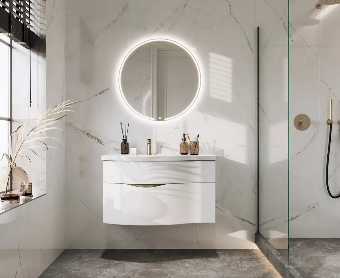 Керамическая плитка Декор Kerama Marazzi Прованс Марсель наборный Белый глянцевый обрезной 31,5x34,2x0,9 KMD2HID019BR