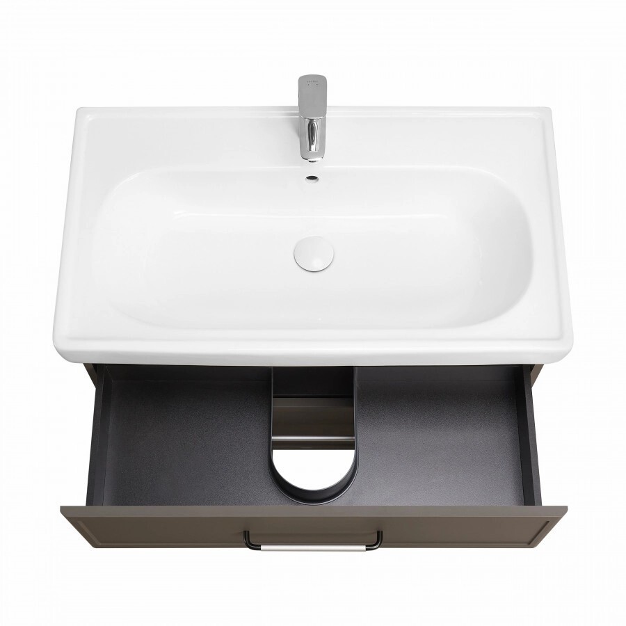 Тумба под раковину AQUATON Нео-Классика 85 2 ящика, мускат 1A286301NCR30