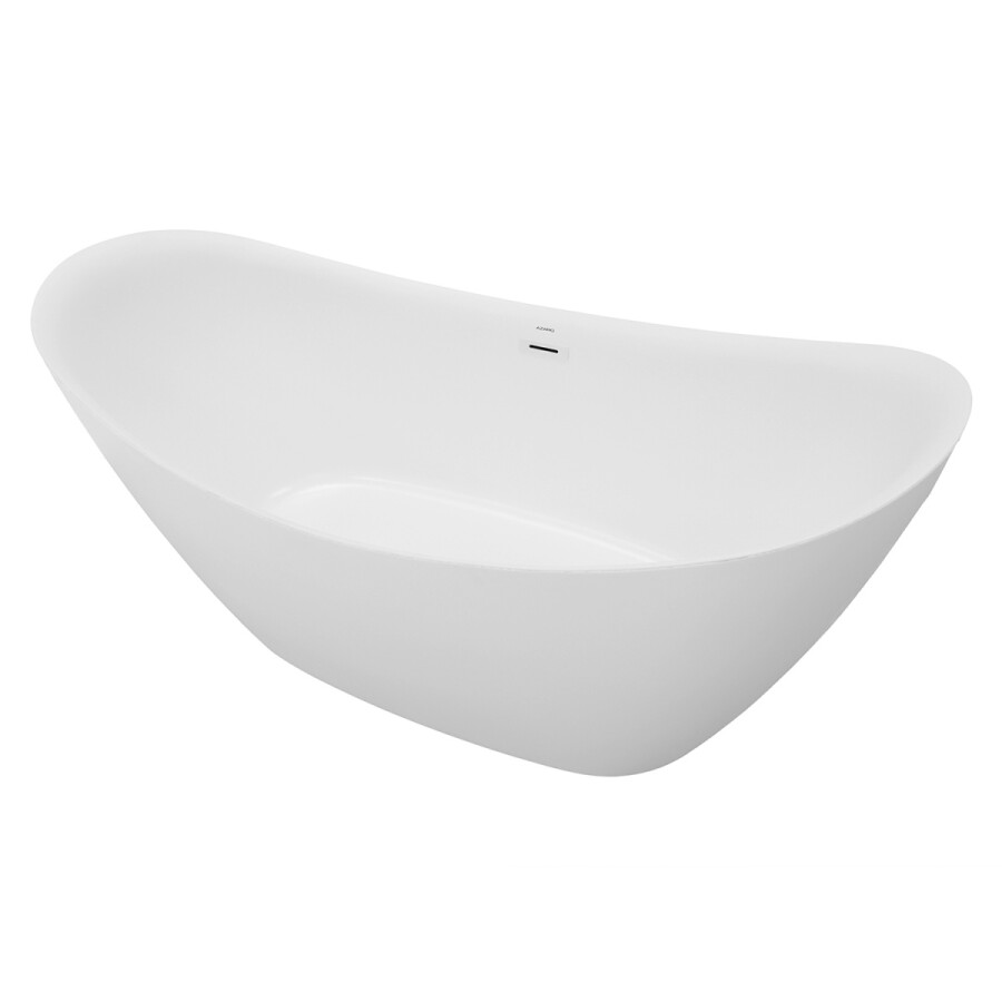 Ванна акриловая свободностоящая Azario GARDENIA Matt 1700*770*720 в комплекте с сифоном и металлической рамой AZ-6608M