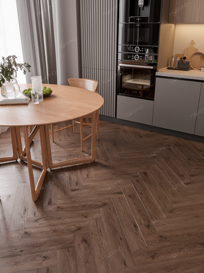 Alpine Floor Norland Lagom Parquet LVT Кварцвиниловая плитка Sterk 1034-9 590 x 118 x 2 mm