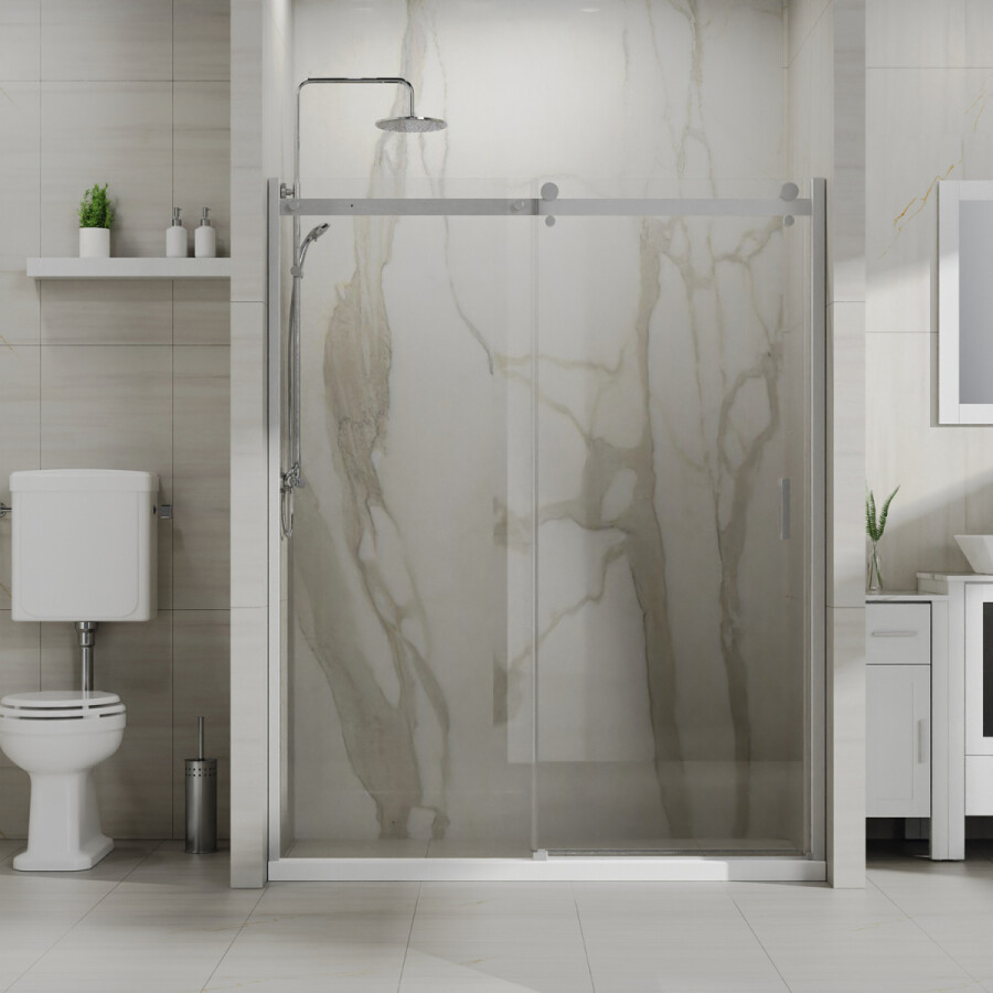 Душевая дверь Azario BERN 1500х1950, прозрачное стекло 6 мм, профиль графит матовый AZ-733-150-MGR-CL