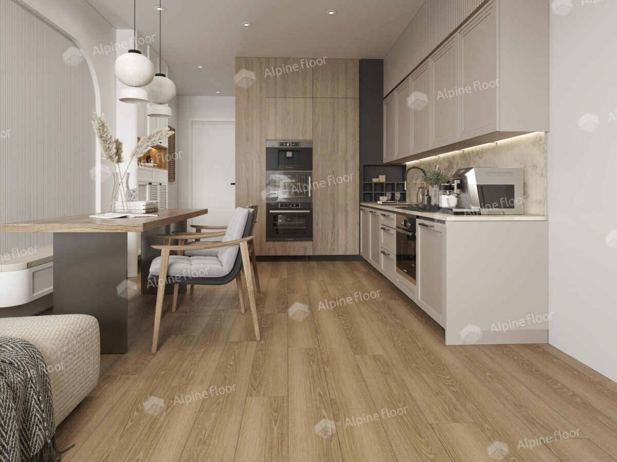 Alpine Floor Easy Line Кварцвиниловая плитка LVT Дуб Сантана ECO 3-38 PB 1219.2 х 184.15 х 3 mm