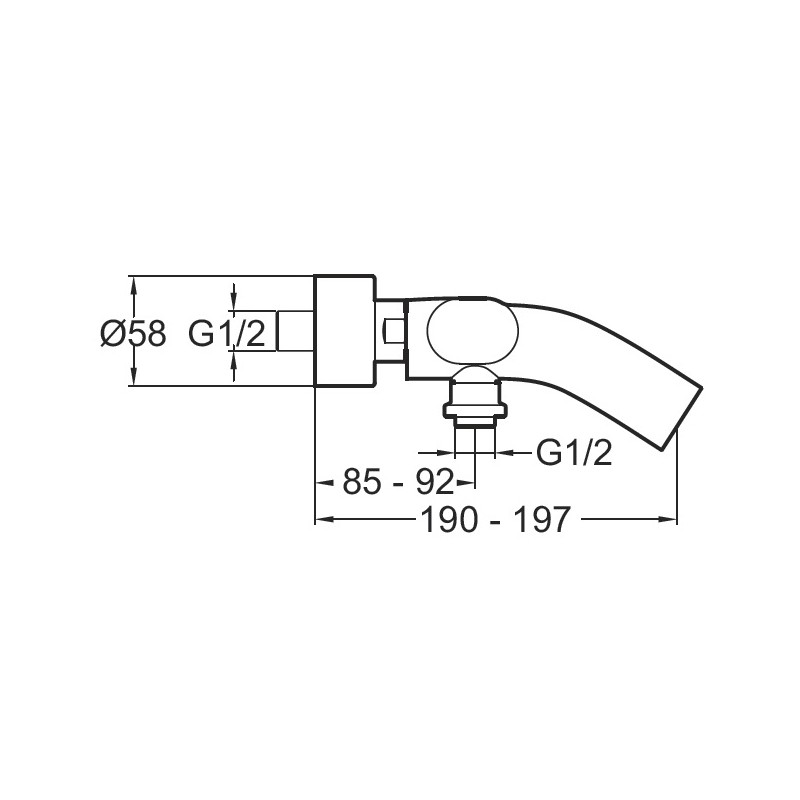 Jacob Delafon Talan E10089RU-CP смеситель для ванны хром