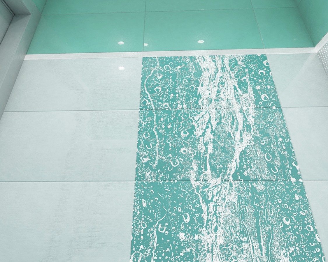 AltaCera Rainfall Confetti Aquamarine DW9CFT16 декор 25x50 см