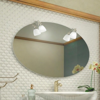 Triton Лира 99 зеркало с подсвтекой 2 светильника