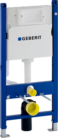 Инсталляция для унитаза Geberit Duofix Delta 458.149.21.1 с кнопкой смыва хром
