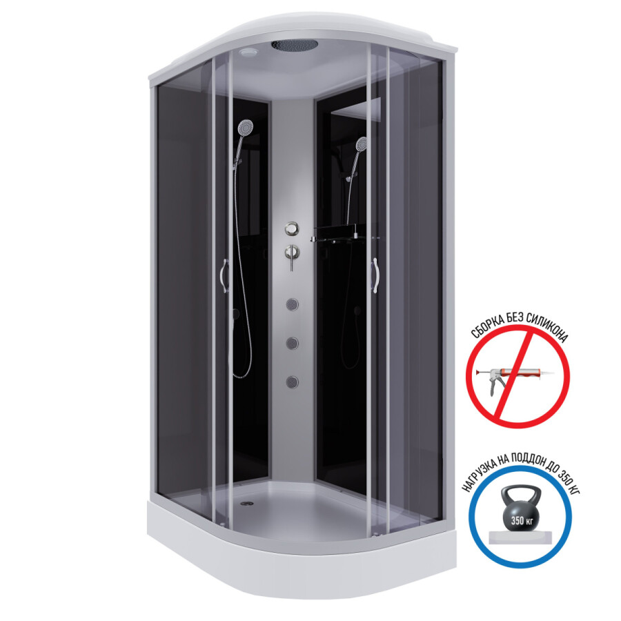 Niagara NG 3512-14LG Душевая кабина 120x80 Гидромассаж 35121433LG