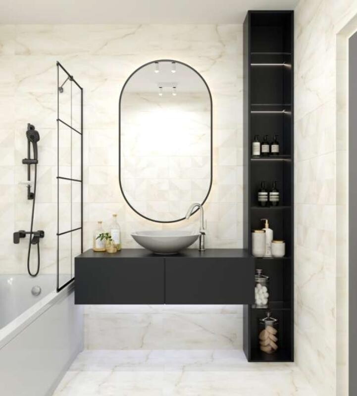 Плитка настенная Eurotile Milena Cream Decor 30x60