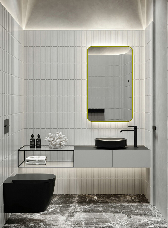 Azario Incanto зеркало 60х100 бесконтактный сенсор, подсветка с диммером, цвет золото LED-00002558