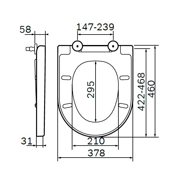 Am Pm Awe C111738WH унитаз подвесной