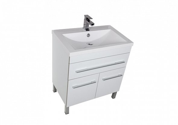Aquanet Верона 75 тумба с умывальником 00213031 напольная 1/2
