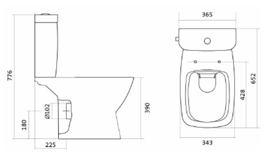 Santek Нео rimless 1.WH30.2.418 унитаз напольный