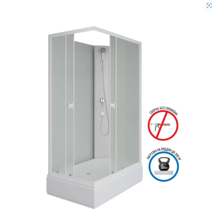Niagara Promo Душевая кабина 120x90 Тропик Универсальная P120/90/26Q/MT/BKT