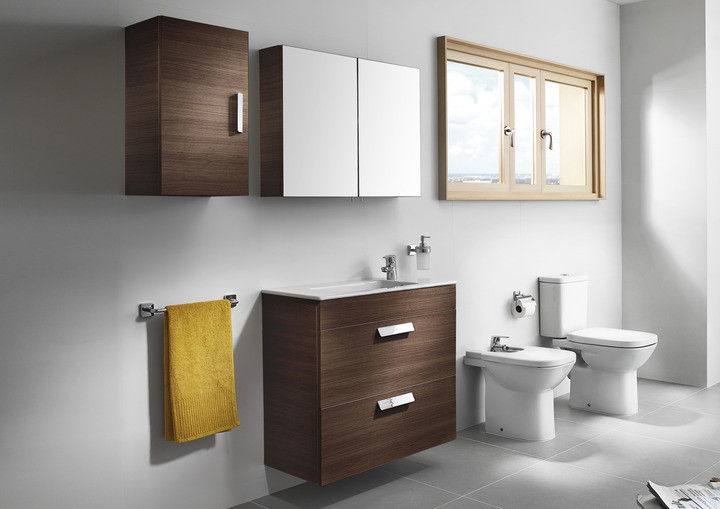 Roca Debba 60 тумба ZRU9302707 с умывальником 732799H000 напольная