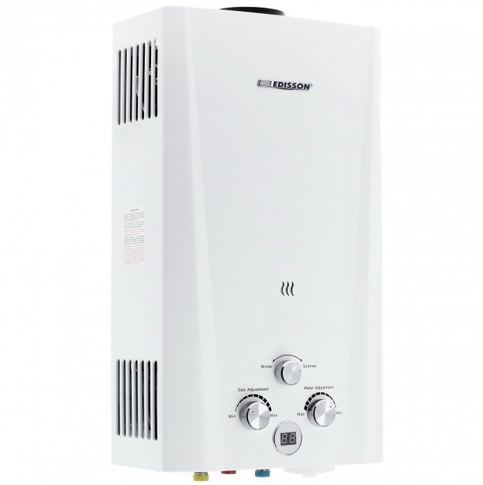Edisson Flame F 20 D silver 361101 газовый проточный водонагреватель