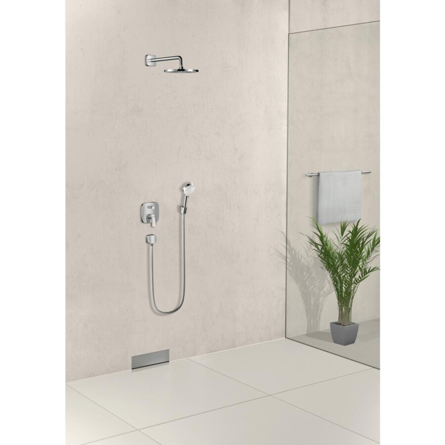 Hansgrohe Crometta 1jet Ручной душ хром-белый матовый 26331400