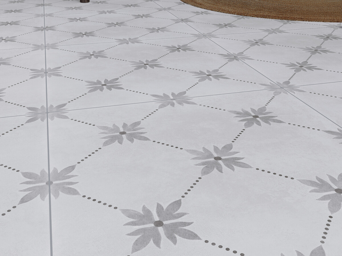 Керамогранит Cersanit Motley мелкий узор светло-серый 29,8x29,8 A17924