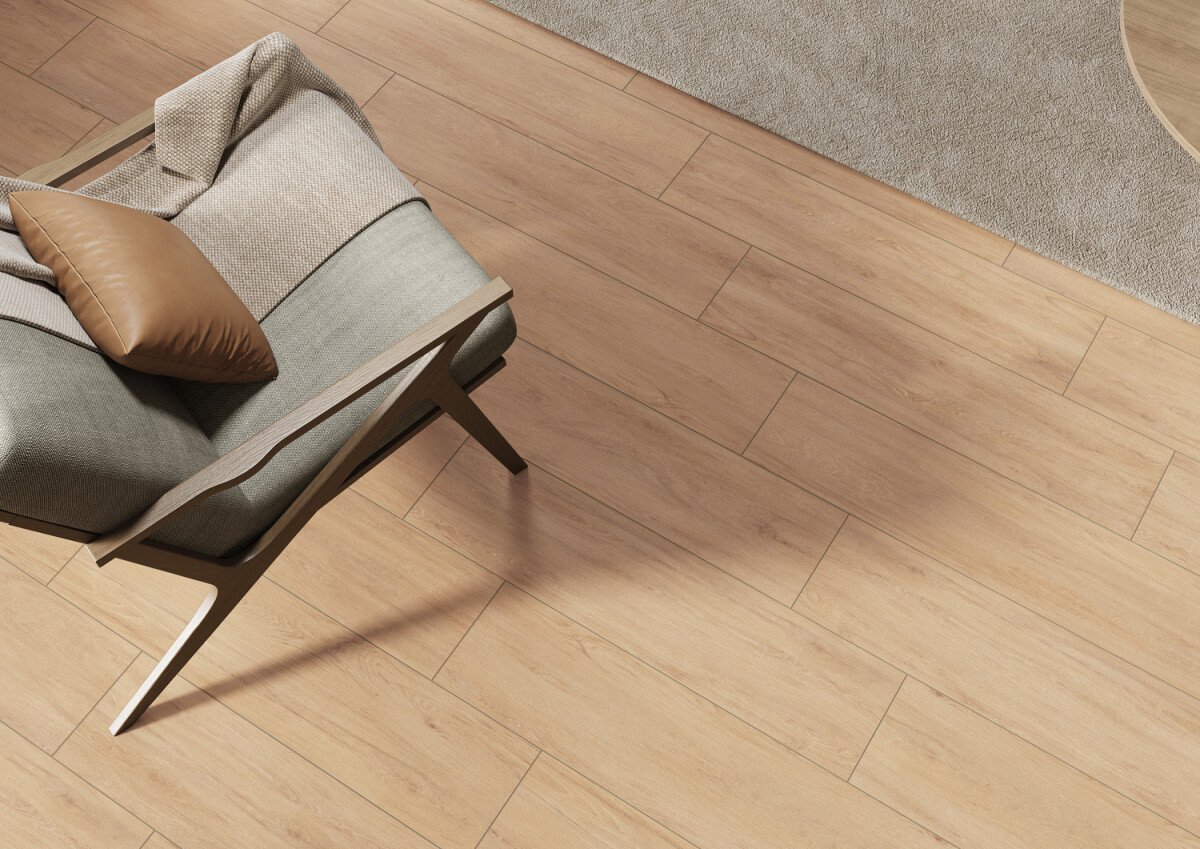 Керамогранит Cersanit Bonsai Tree светло-бежевый ректификат рельеф 21,8x89,8 A17944