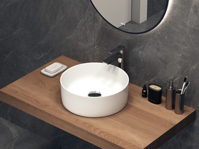 Керамогранит Cersanit Cambio серый ректификат рельеф 60x120 A17427