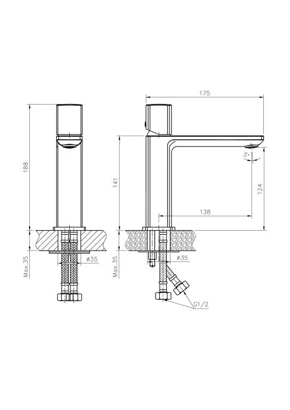 Haiba смеситель для раковины HB10577