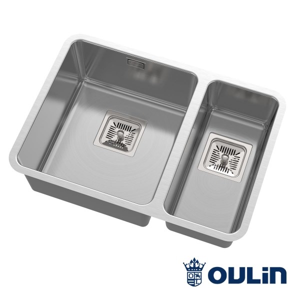 Oulin OL-0369 кухонная мойка cатиновая R/L 59x42 см