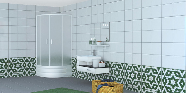 Eger Tisza Mely 599-187 душевое ограждение 90*90*200