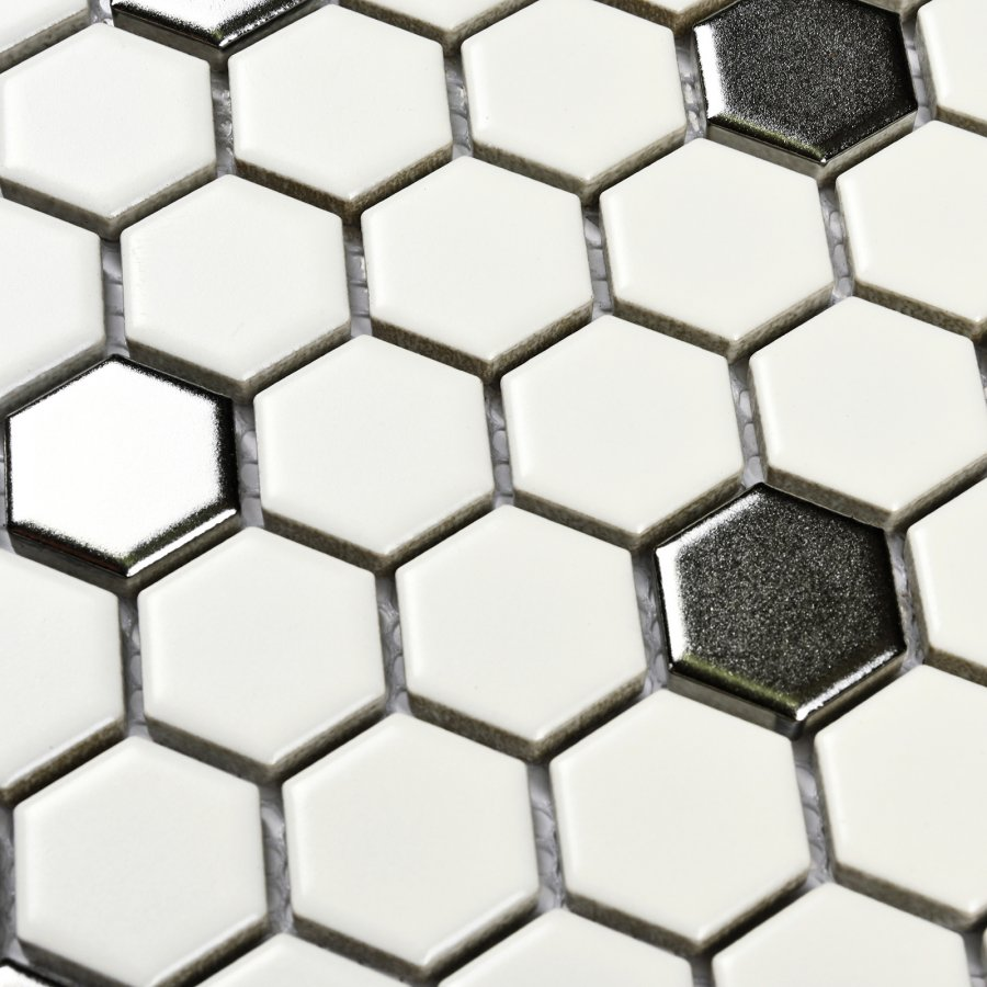 Bonaparte Babylon Silver matt мозаика керамогранитная 26х30 см