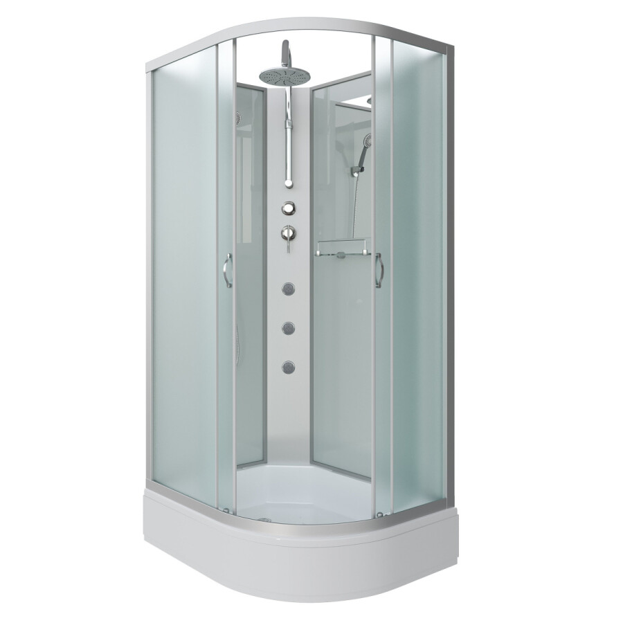 Niagara ЭКО NG 33974-14LBKTG Душевая кабина 90x70 Без крыши с тропическим душем 339744LBKTG