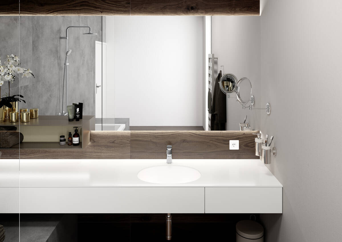 Hansgrohe Vernis Blend Смеситель для раковины 100 с металлическим сливным гарнитуром хром 71559000