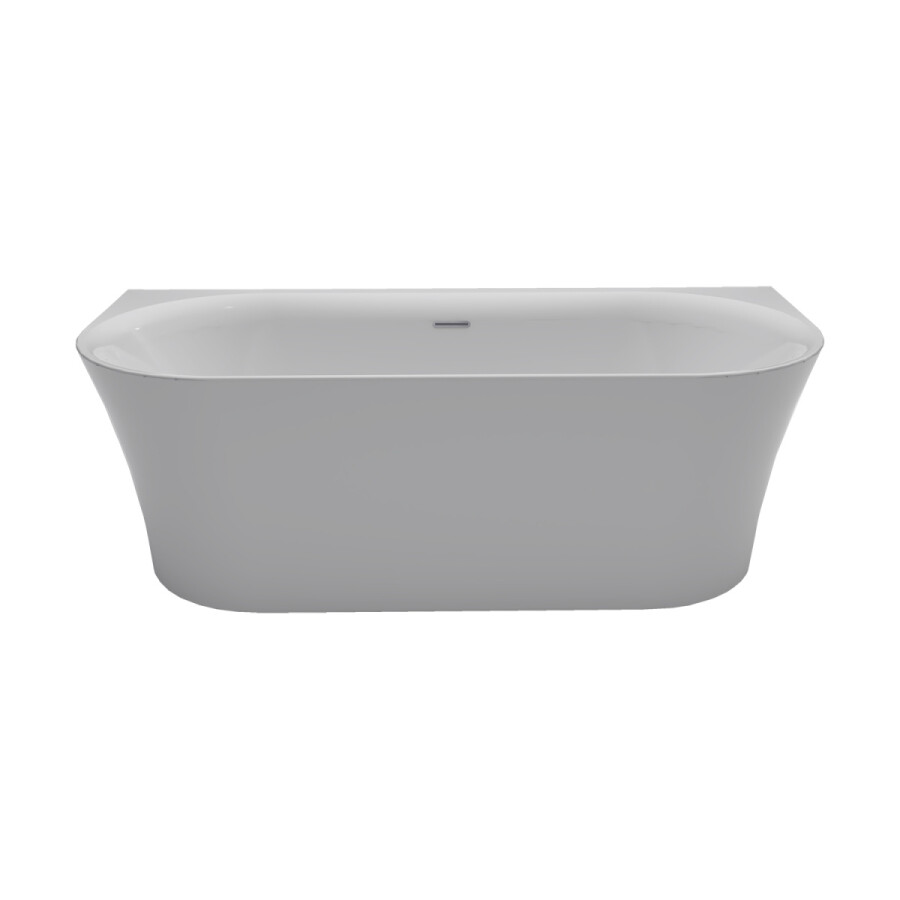 Ванна акриловая Azario Engels 1800x750x580 пристенная, в комплекте с сифоном и металлической рамой ENG18075