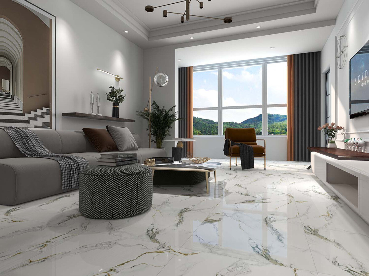 Керамогранит Azario Calacatta Gold 60x120 Carving H18004002G