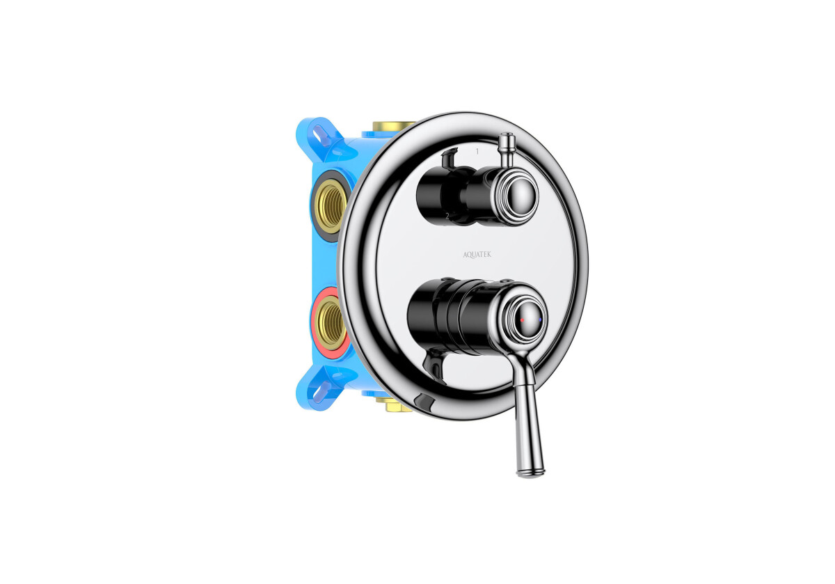 Aquatek Классик Смеситель для ванны 3 режима AQ1547CR