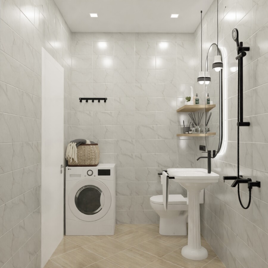 Плитка керамическая Шахтинская Серена белый верх 01 v2 200х300х7 (сорт 1), М2