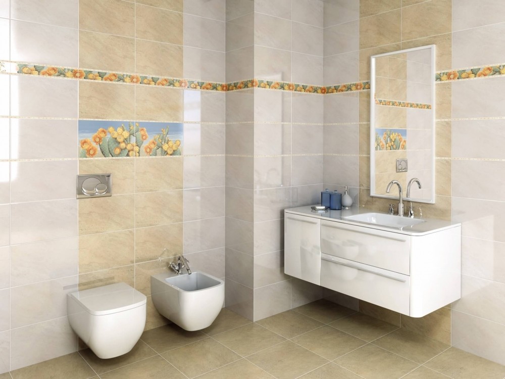 Kerama Marazzi Велия 25х40 см декор настенный бежевый