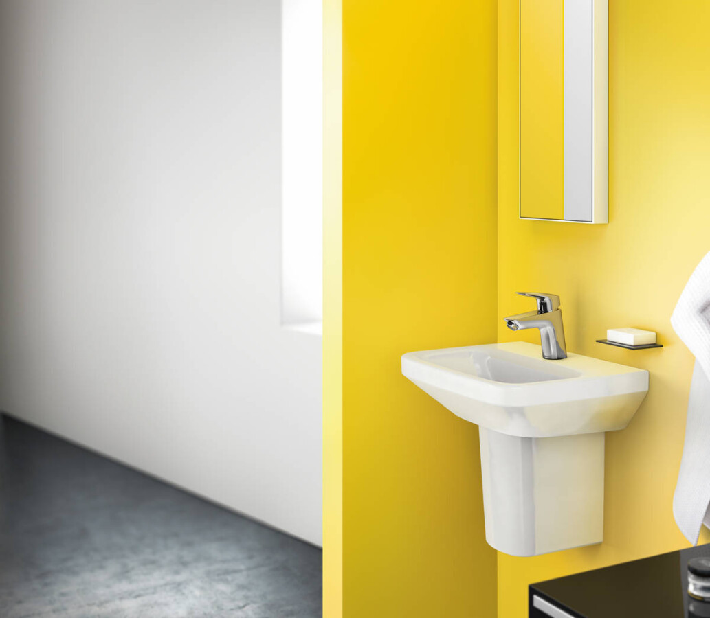 Hansgrohe Logis Смеситель для раковины 70 со сливным клапаном Push-Open хром 71077000