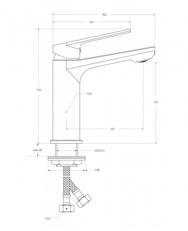 Cezares Comfort комплект смесителей для ванной комнаты COMFORT-CVD/LS-01