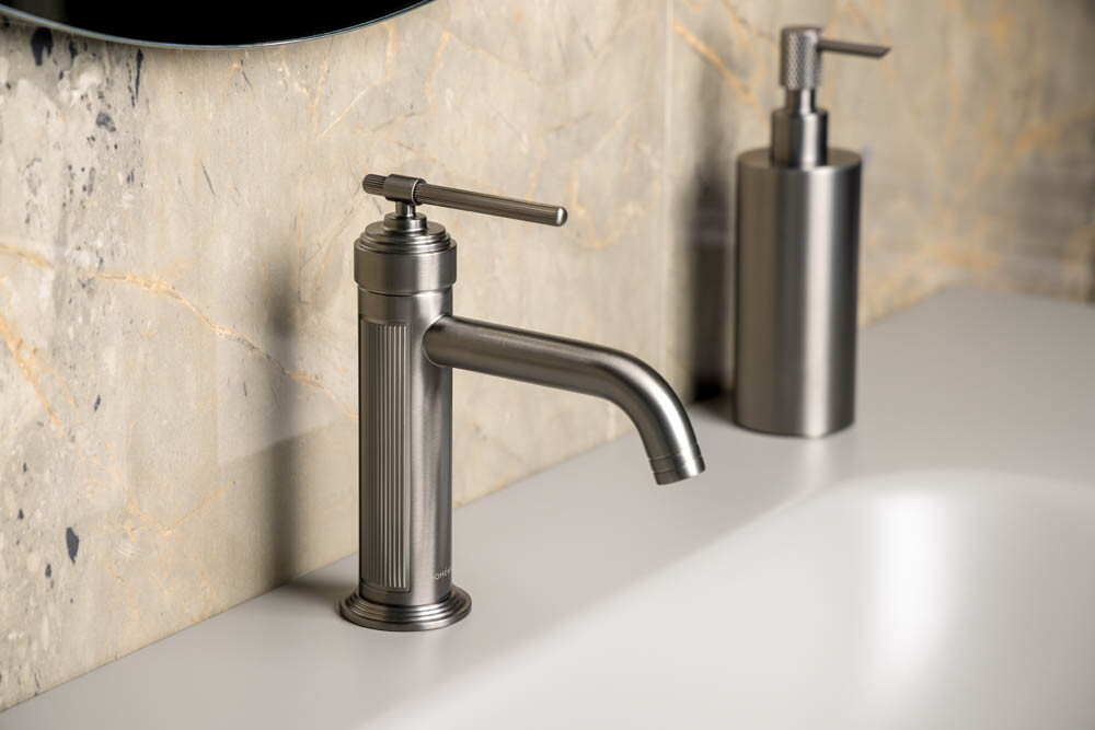 Смеситель для умывальника Boheme Eterna Gun Metal 171-GM