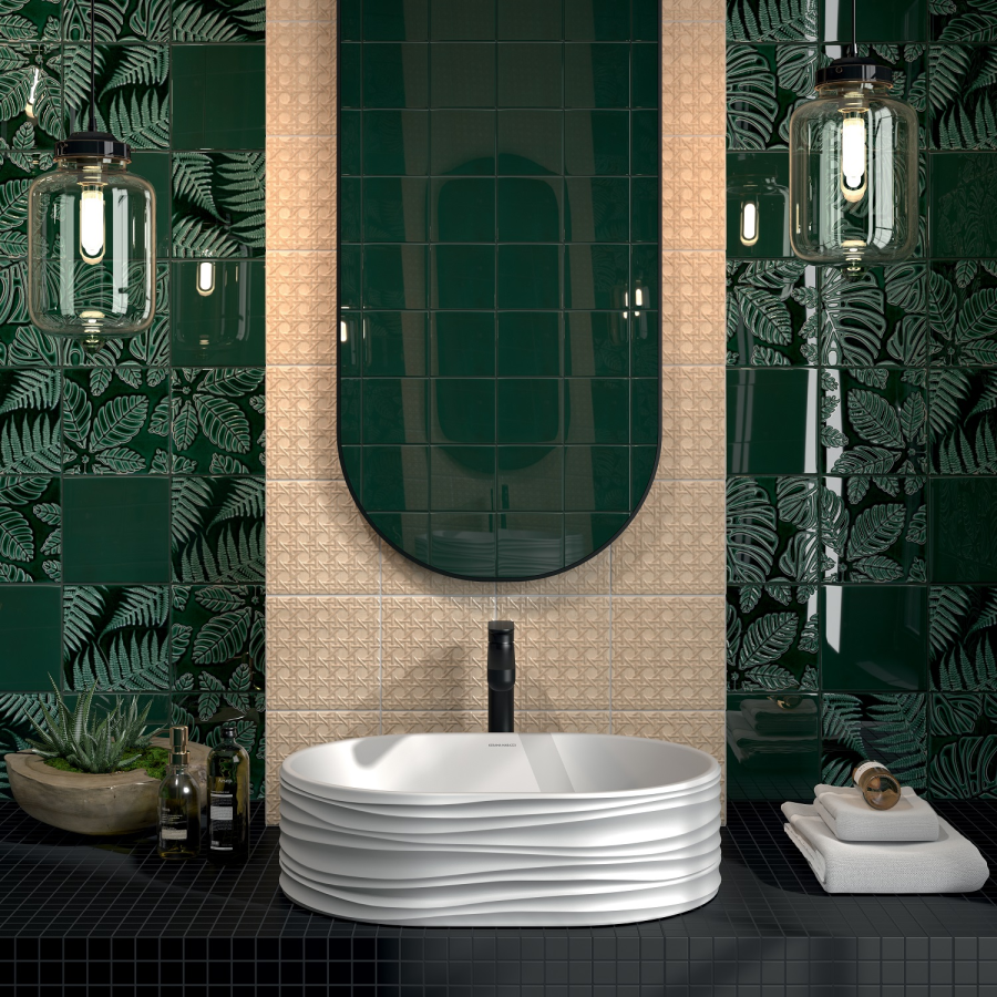 Kerama Marazzi Artbasin Sabbia раковина 50 белая SA.wb.50WHT.M