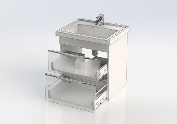 Aquanet Эвора 60 тумба с умывальником 00213053 подвесная