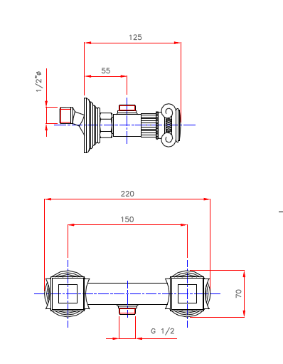 Cezares Olimp смеситель для душа золото OLIMP-DS-03/24-Sw
