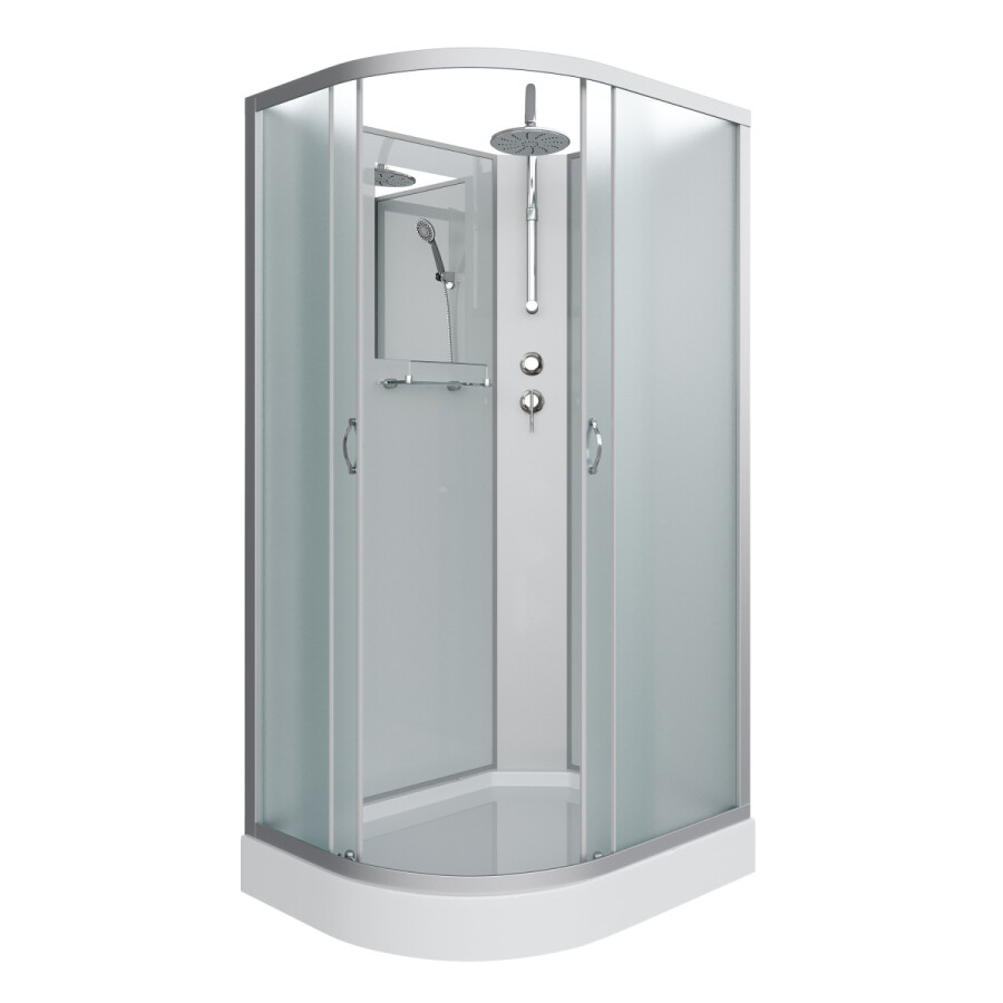 Niagara NG 3312-14RBKT Душевая кабина 120x80 Без крыши с тропическим душем 33121423RBKT