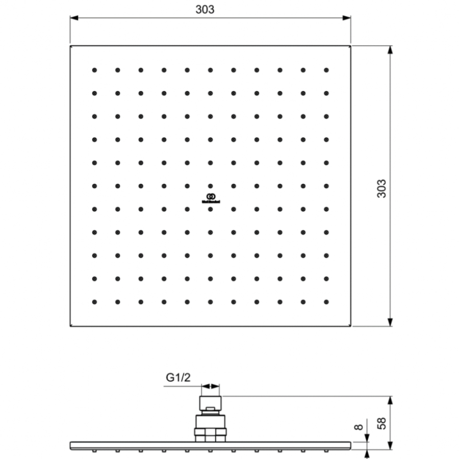 Ideal Standard душевая лейка A5805GN