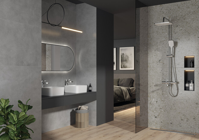 Керамогранит Cersanit Cento серый ректификат 60x120 A17439