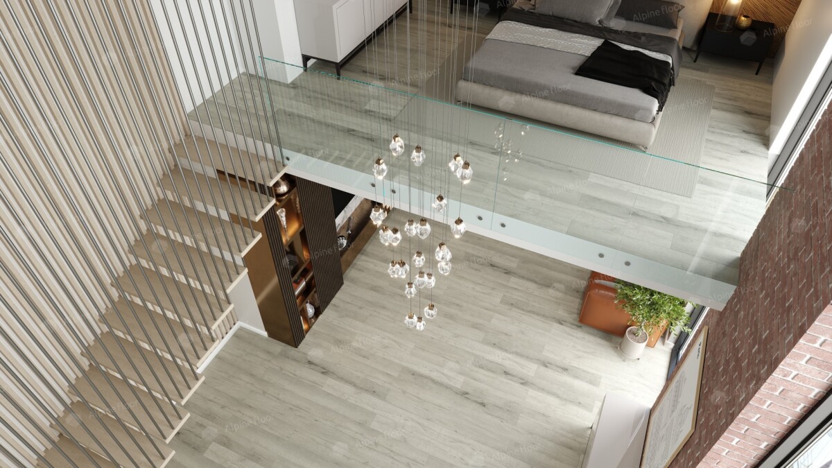 Alpine Floor Premium XL ABA SPC ламинат Дуб Серебряный ECO 7-22 ABA New 1220 х 183 x 8 mm