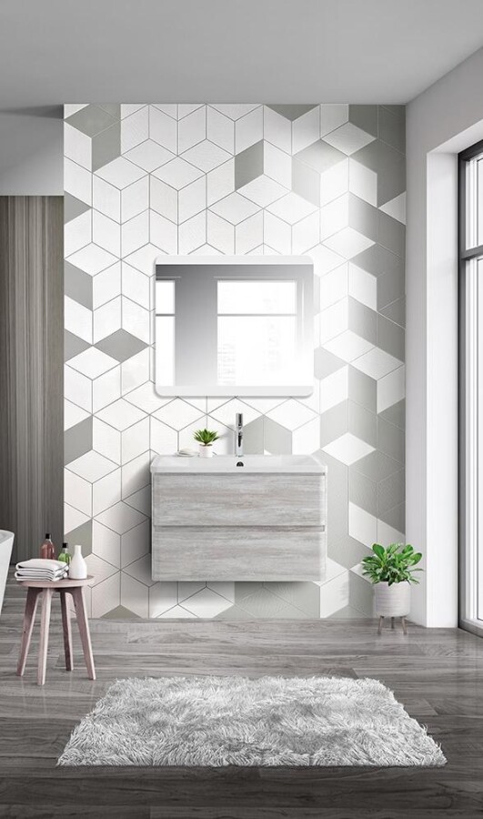 BelBagno Albano 90 см тумба с раковиной ALBANO-900-2C-SO-RVB подвесная
