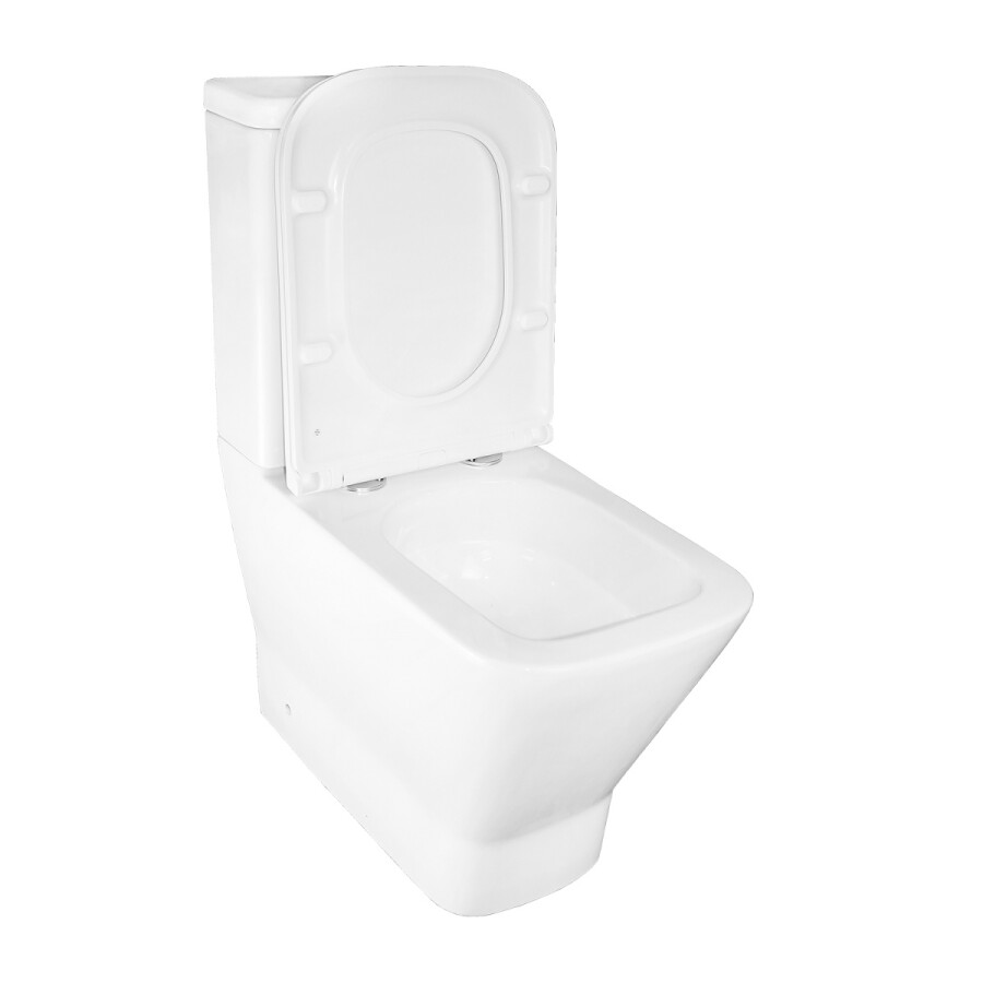 Унитаз-компакт Azario Joy 365х620х805 напольный, безободковый, слив " скрытый Торнадо", с быстросъемным сиденьем микролифт AZ-2168-UQ3