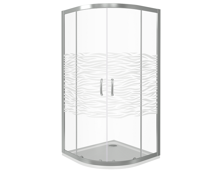 Bas Infinity R-80-C-CH душевое ограждение 80*80*185 ИН00002